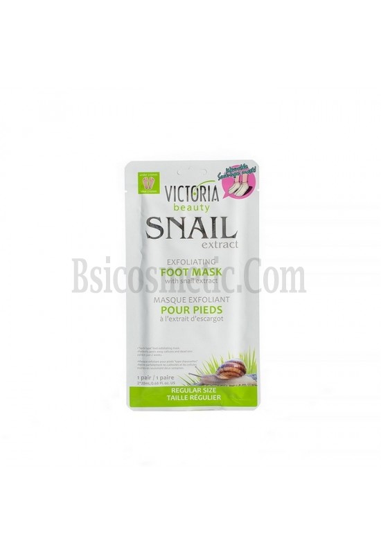 Victoria Beauty Snail Extract Ексфолираща маска за крака с охлювен екстракт